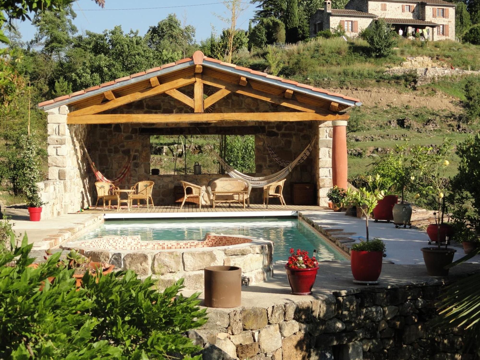 Chambre D'Hotes Au Creux Du Chambon Joyeuse Exterior foto